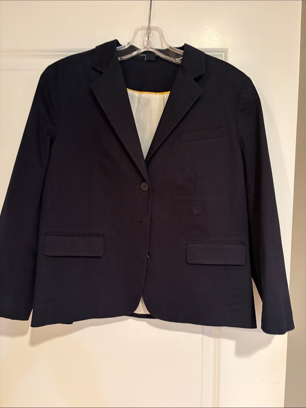 GAP Women's Navy Single-Button Blazer